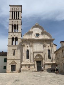 hvar town, white church, best places to visit in Croatia