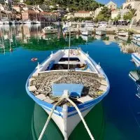 lovely boat with carpet in the marina, best places to visit in Croatia, trips to Croatia, trips to Croatia and Greece, Croatia and Greece:best of both worlds!5-best-places-for-a-secluded-break, best holiday destination for couples