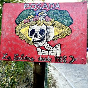 skeleton face, oaxaca mexico beaches