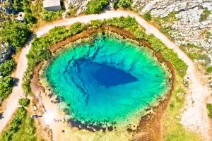 Cetina River Spring, Croatia in Spring