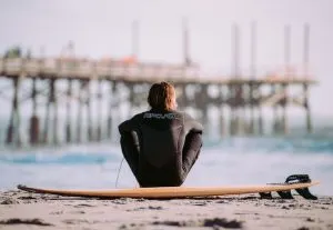 siting by the water, beginner surf spots san diego