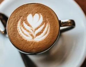 best coffee Venice Italy, coffee in a silver mug