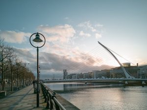 Samuel Beckett Bridge, Christmas in Dublin