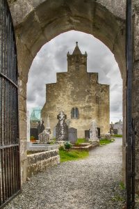 a cemetery, haunted places in Ireland, castle hotels in Ireland