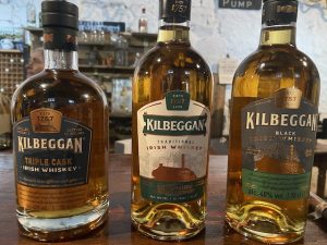 3 bottles of Kilbggan, family trip to Ireland
